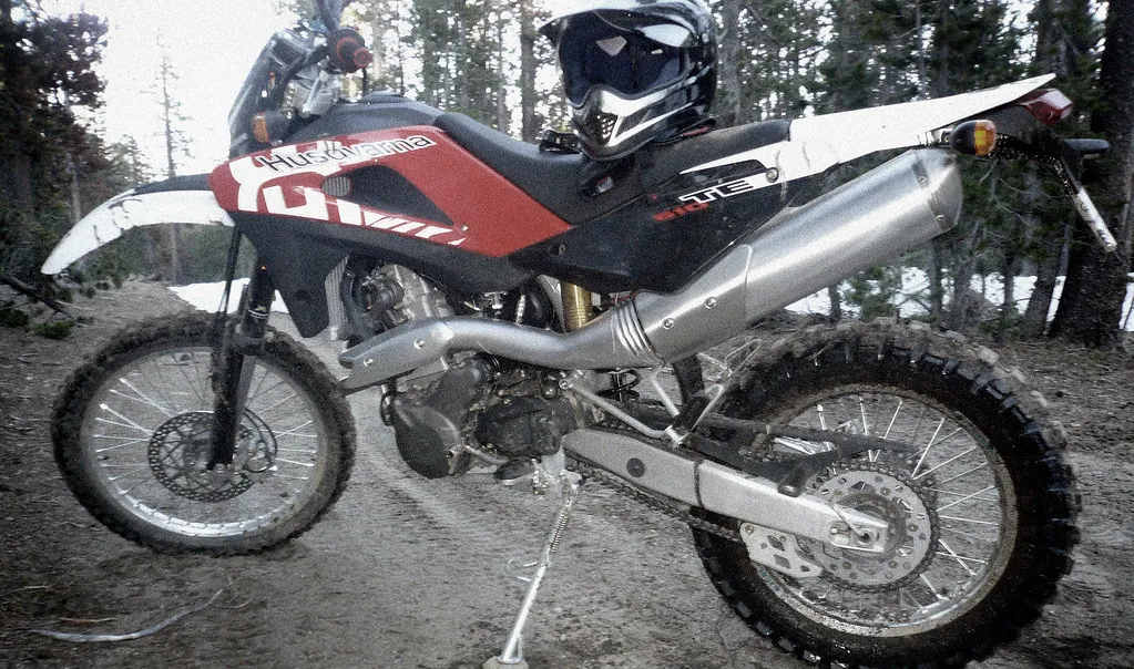 1st ride on my Husqvarna TE 610