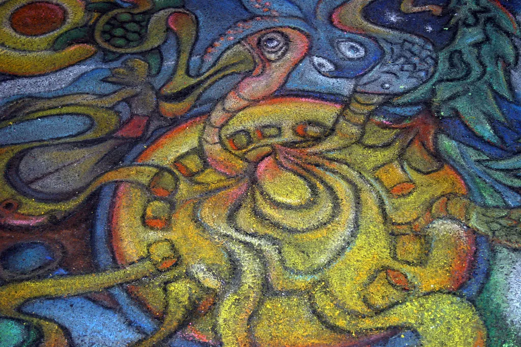 Chalk Art at the 2008 BOB